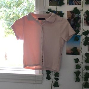 ~rare~ peach brandy m shirt